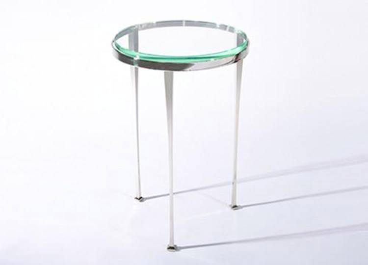 glass martini table